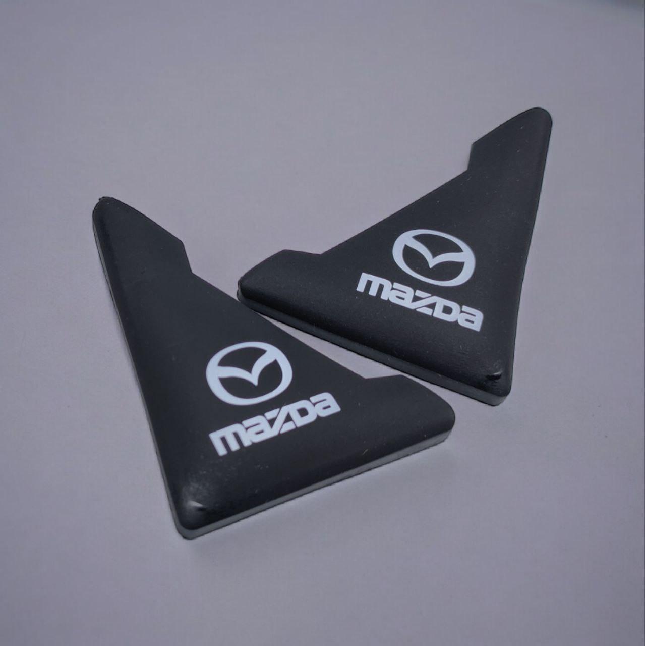 Уголки на двери автомобиля Mazda для защиты от сколов с трафаретной печатью (2230565655)