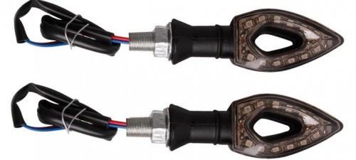 Покажчики повороту LED для мотоцикла пара 12 В жовте світло (284334) - фото 2