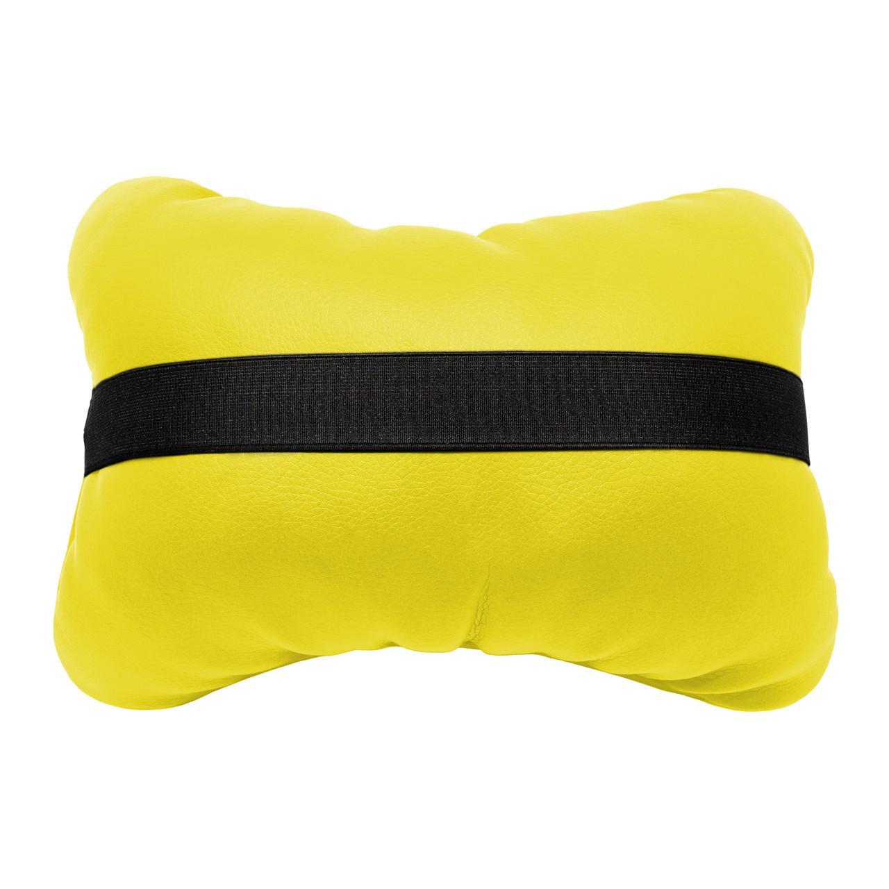 Подушка автомобильная Avtolife Ukraine из экокожи Сине-желтая (AVT-LBL-34) - фото 2 Подушка автомобильная Avtolife Ukraine из экокожи Сине-желтая (AVT-LBL-34) - фото 2