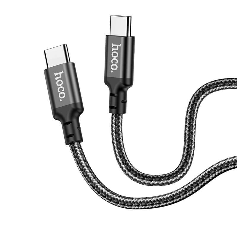 Кабель Hoco X14 Type-C-Type-C 60W Fast Charging 1 м Черный (1846749323) - фото 3