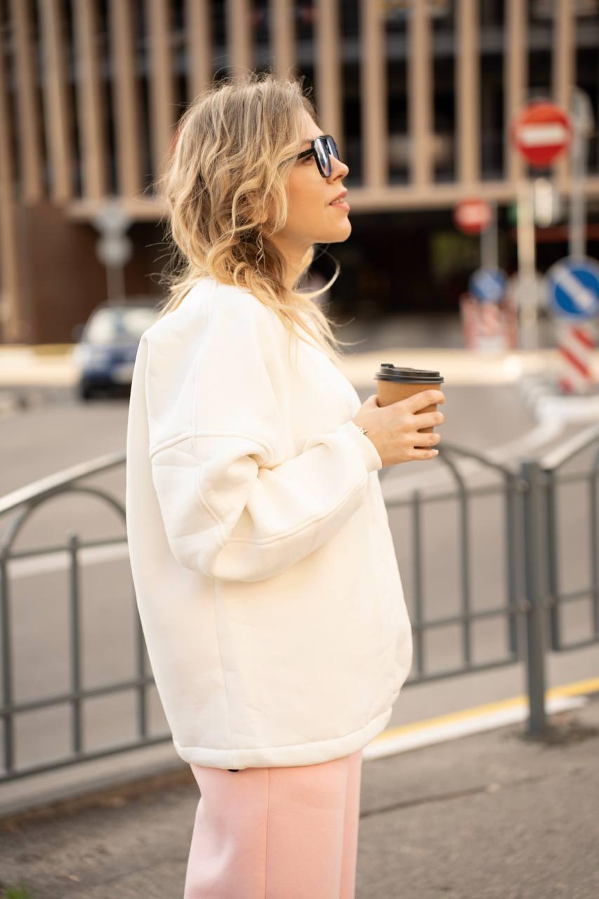 Костюм хлопковый на флисе Юля/Палаццо - фото 3 Костюм хлопковый на флисе Юля/Палаццо - фото 3