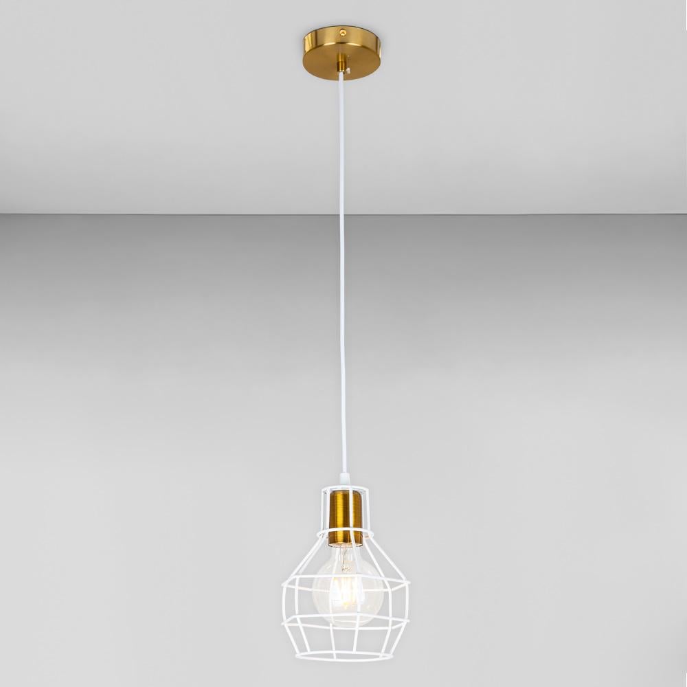 Люстра подвесная Light House LS-17201F-1 BRZ+WH Бронзовый/Белый