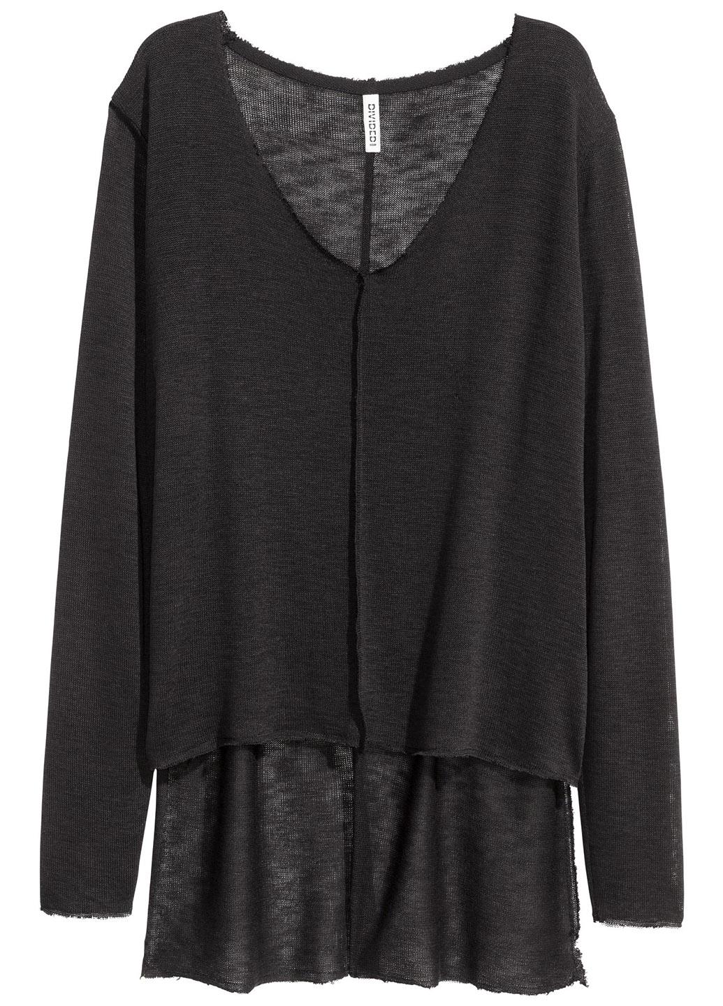 Джемпер женский H&M XS Черный (423016001b33)