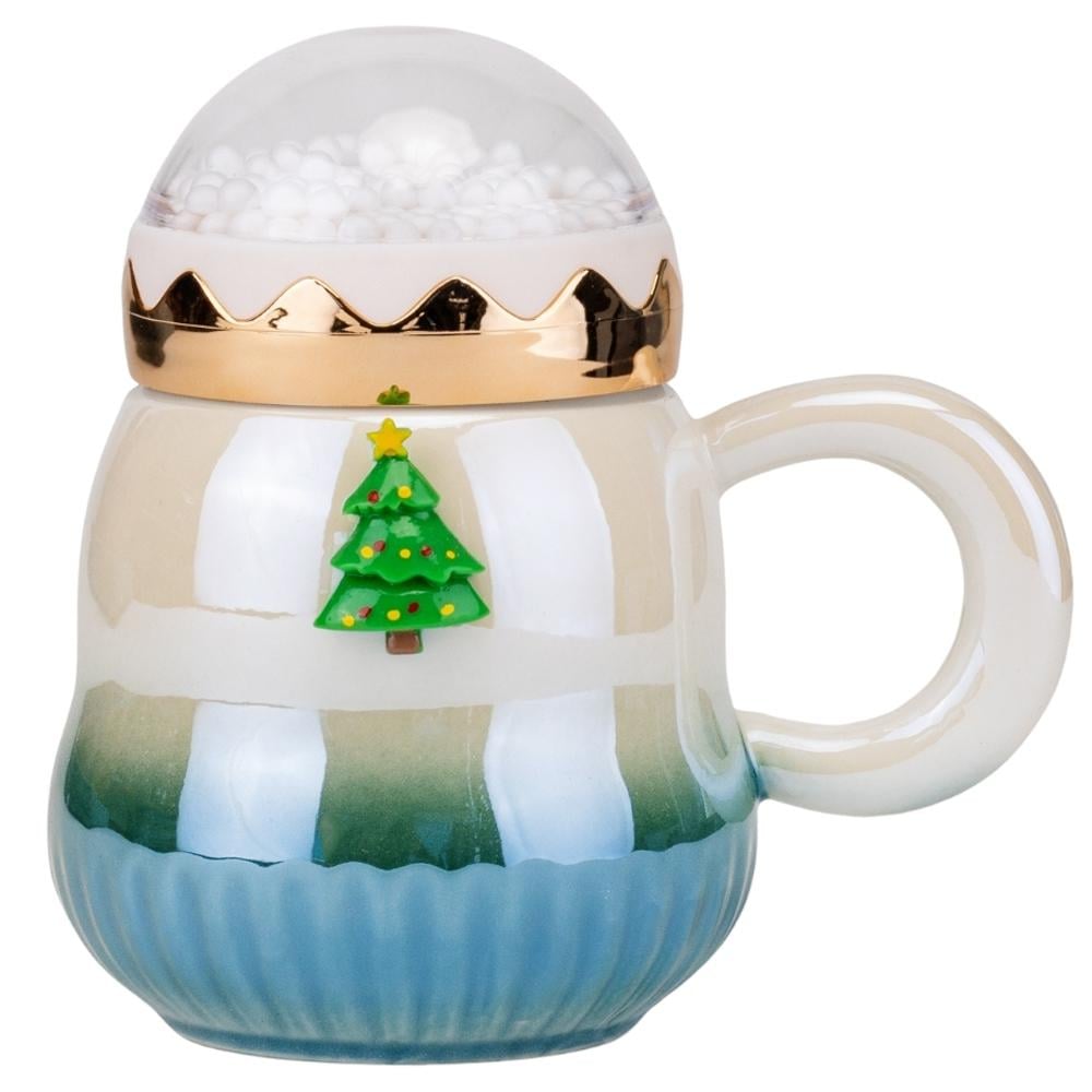 Кружка Christmas snow 400 мл Голубой (9151-015) Кружка Christmas snow 400 мл Голубой (9151-015)