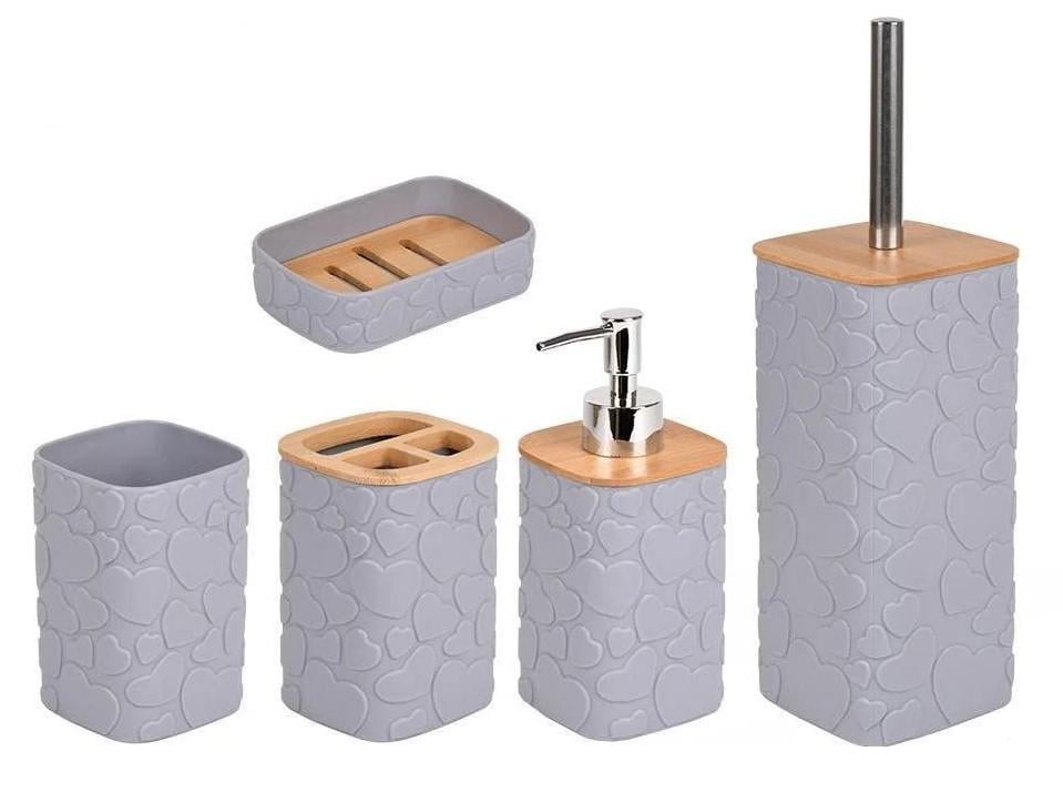 Набор для ванной 5 пр. 44х10х20 см (R34112)