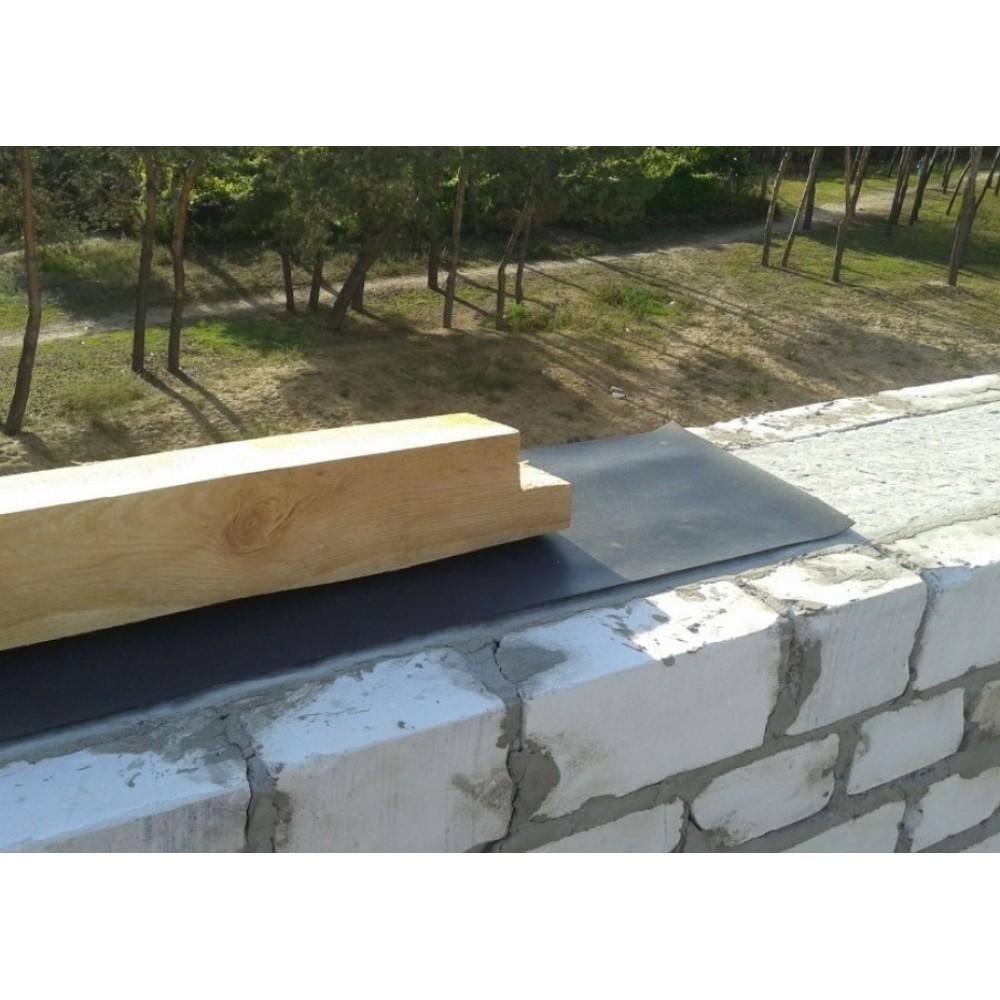 Гидроизоляция под мауэрлат гидропояс HDPE отсекающая 200H 0,3х30 м (23941741) - фото 5