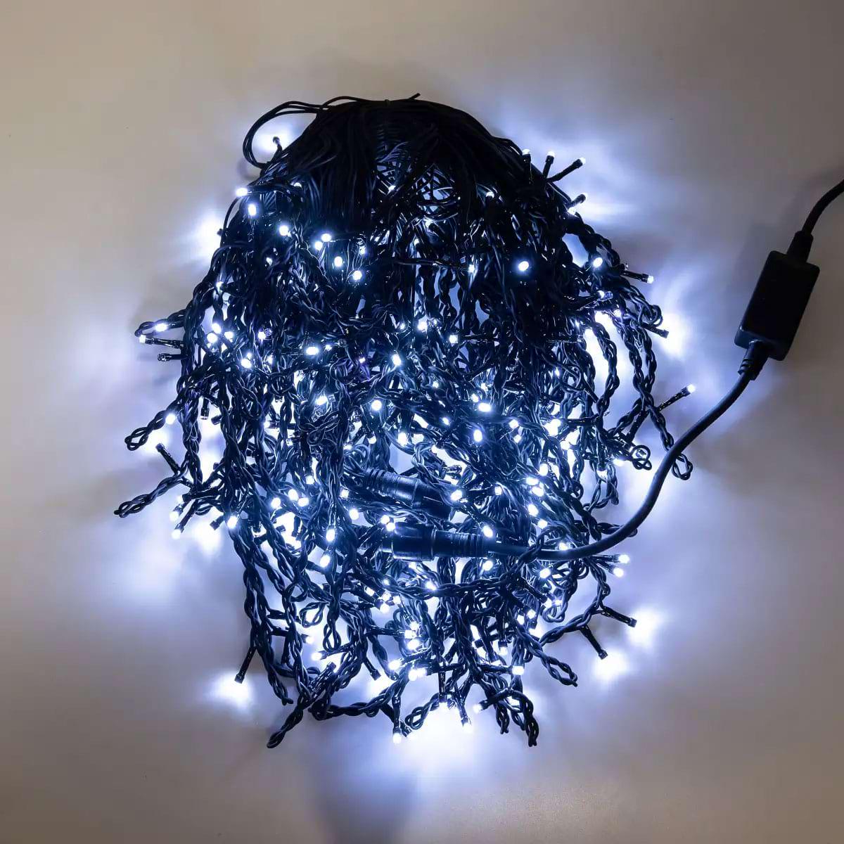 Гирлянда уличная Бахрома 20MBW 20 м 335 LED Черный/Белый (29912625)