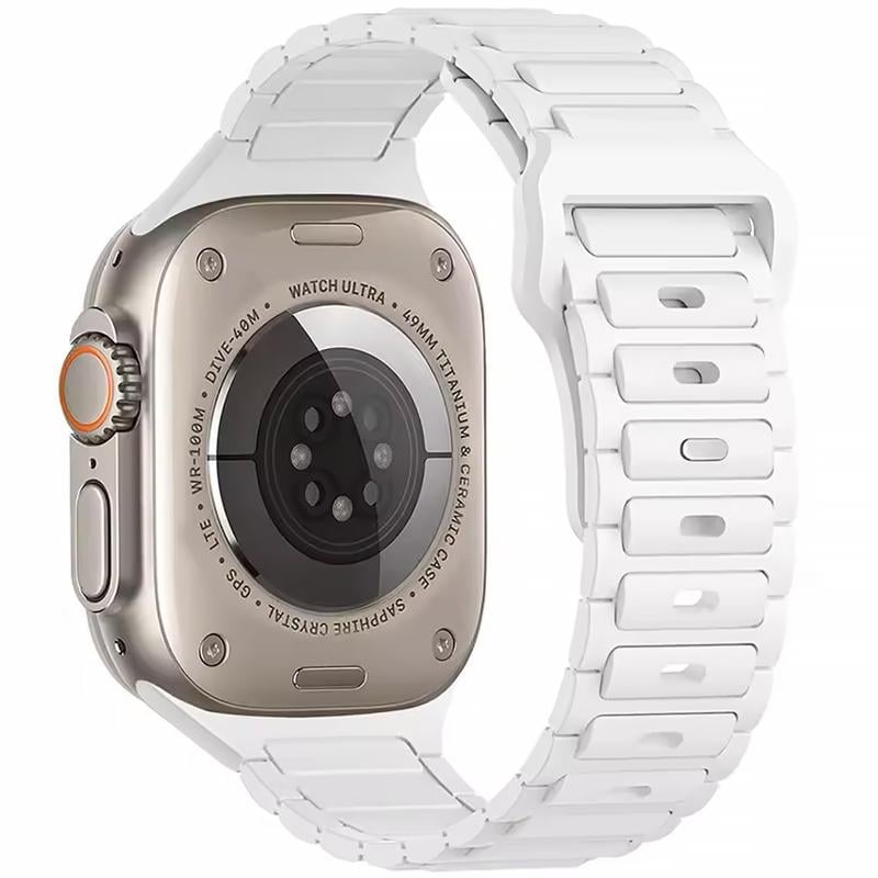 Ремешок силиконовый Defense для Apple Watch 42 ser.1-3 44/45/46/49 мм White
