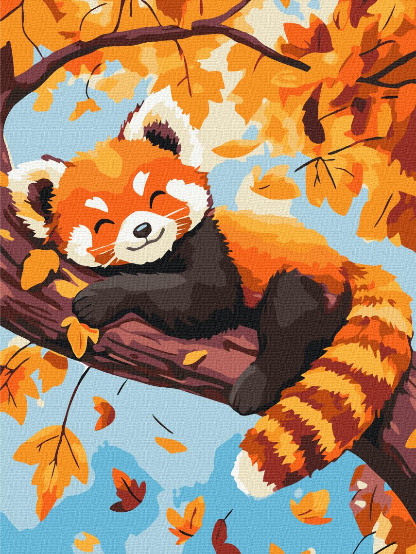Картина по номерам Brushme Красная панда 30x40 см (KBS0183)