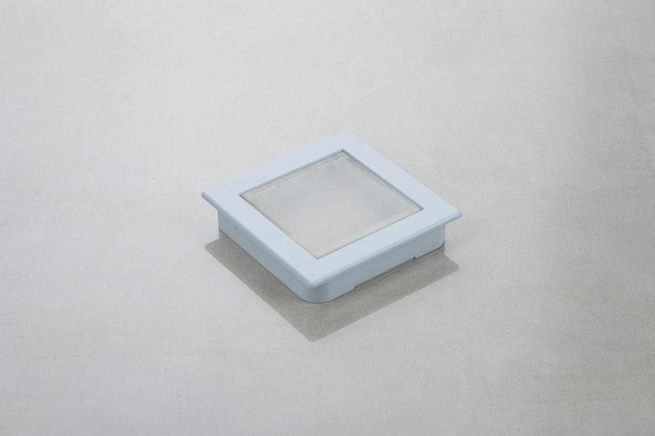 Меблева ручка врізна РП-23/64 Блакитний матовий із прозорою вставкою (16819) - фото 1 Меблева ручка врізна РП-23/64 Блакитний матовий із прозорою вставкою (16819) - фото 1