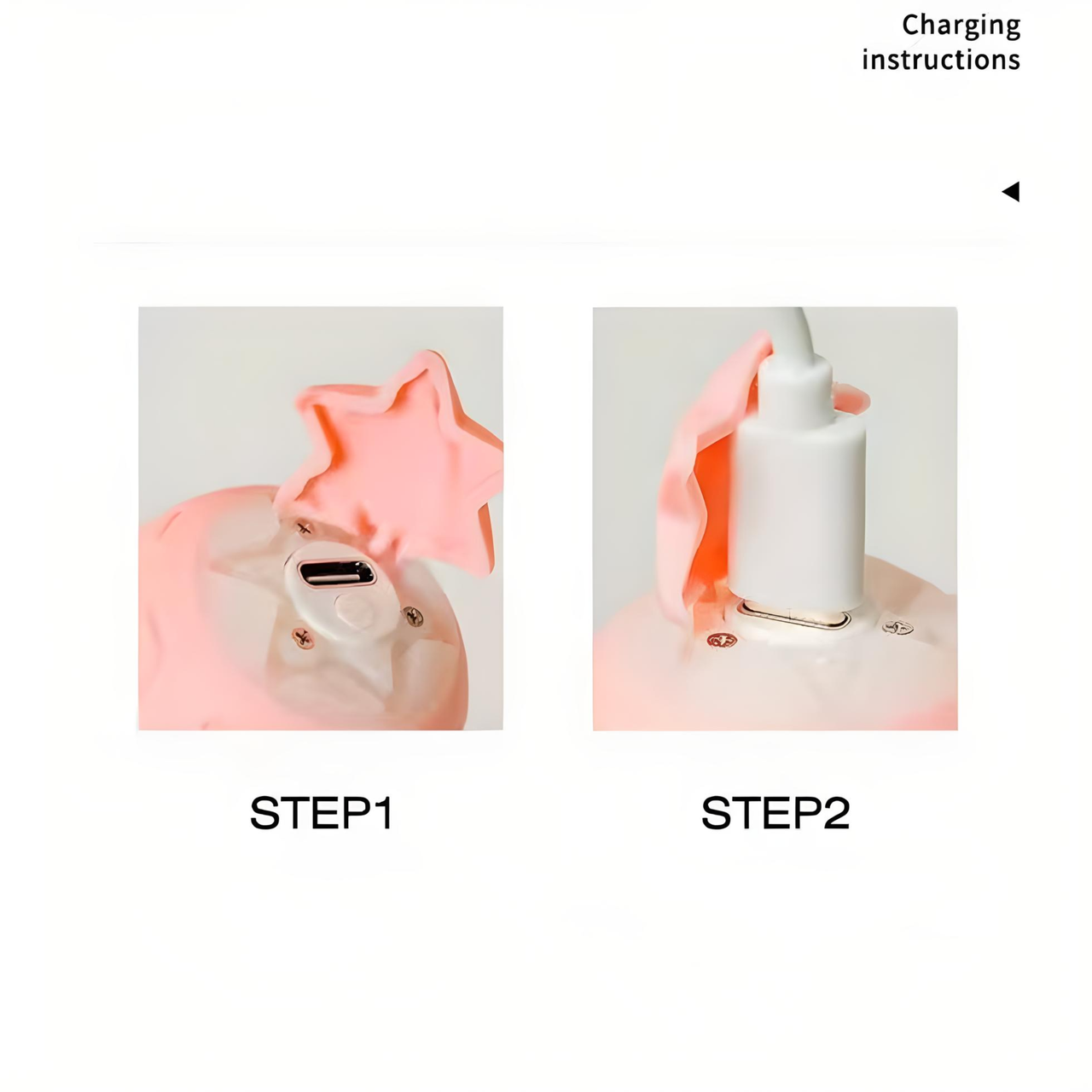 М'ячик кулька для котів USB smart зі світловою індикацією Rose (1920002721) - фото 4