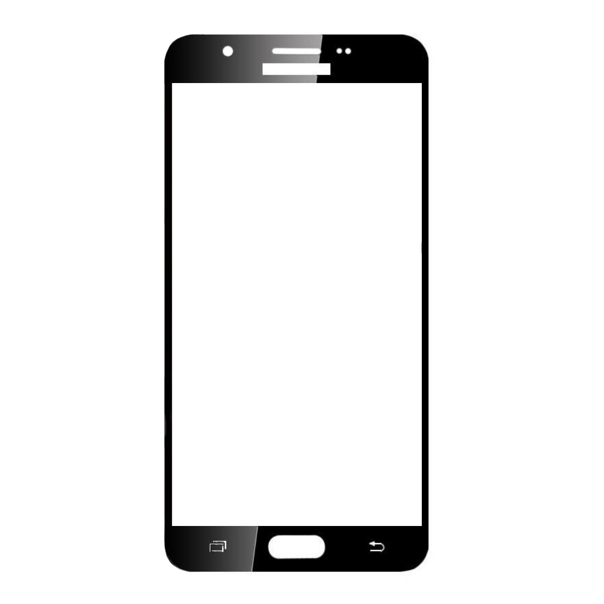 Защитное стекло Glass Full Glue для Samsung J7 J710F 2016 Black (1563)