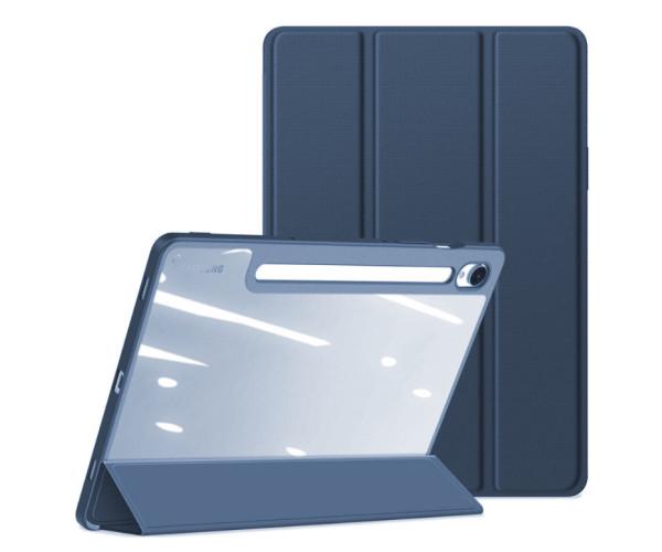 Чехол-книжка Glass Magnet Flip Cover для Samsung Tab S10 FE+ Синий