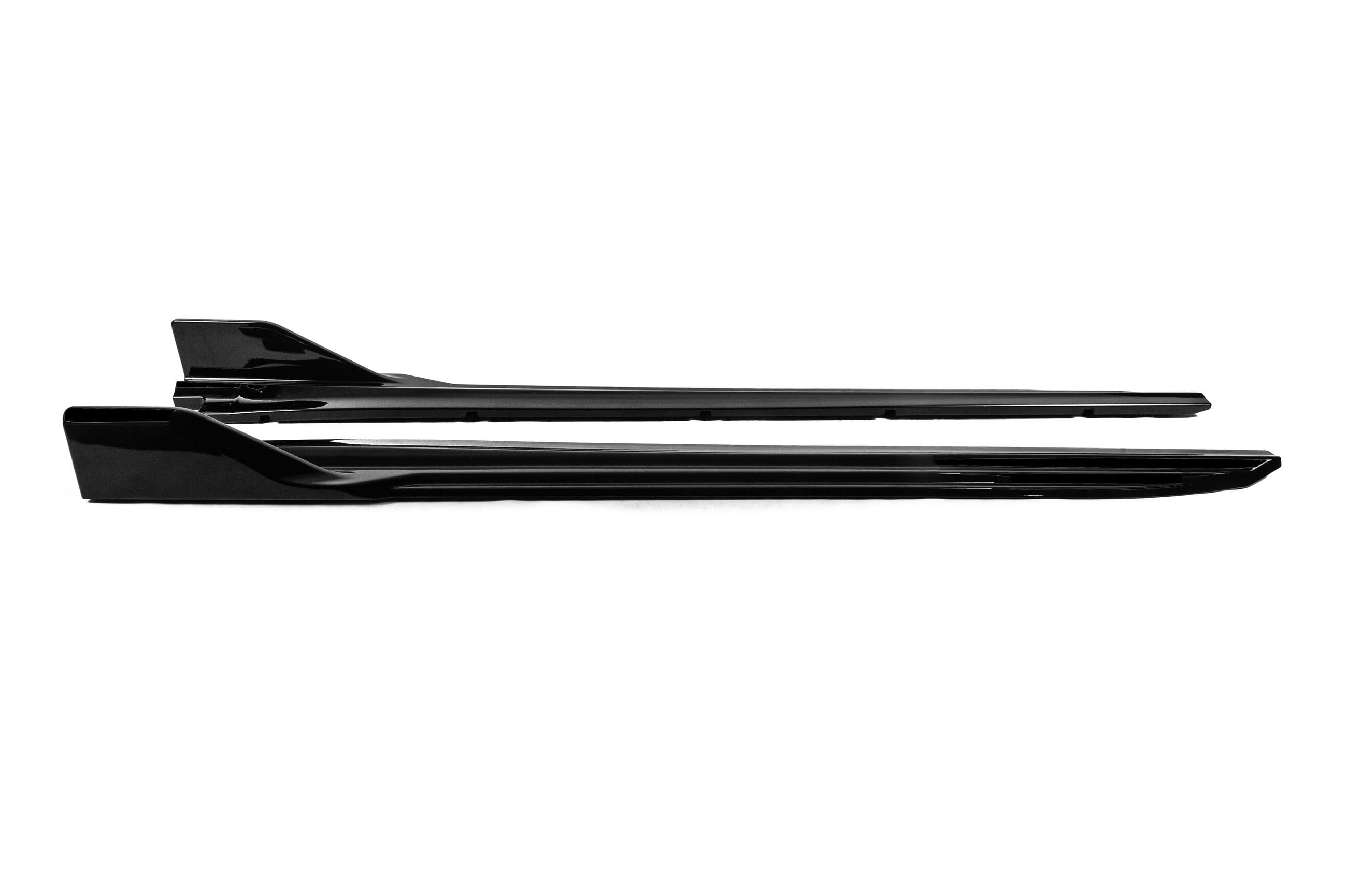 Накладки на пороги GBT Warrior для BMW X6 F-16 2014-2019 гг. abs-пластик Черный (176108)