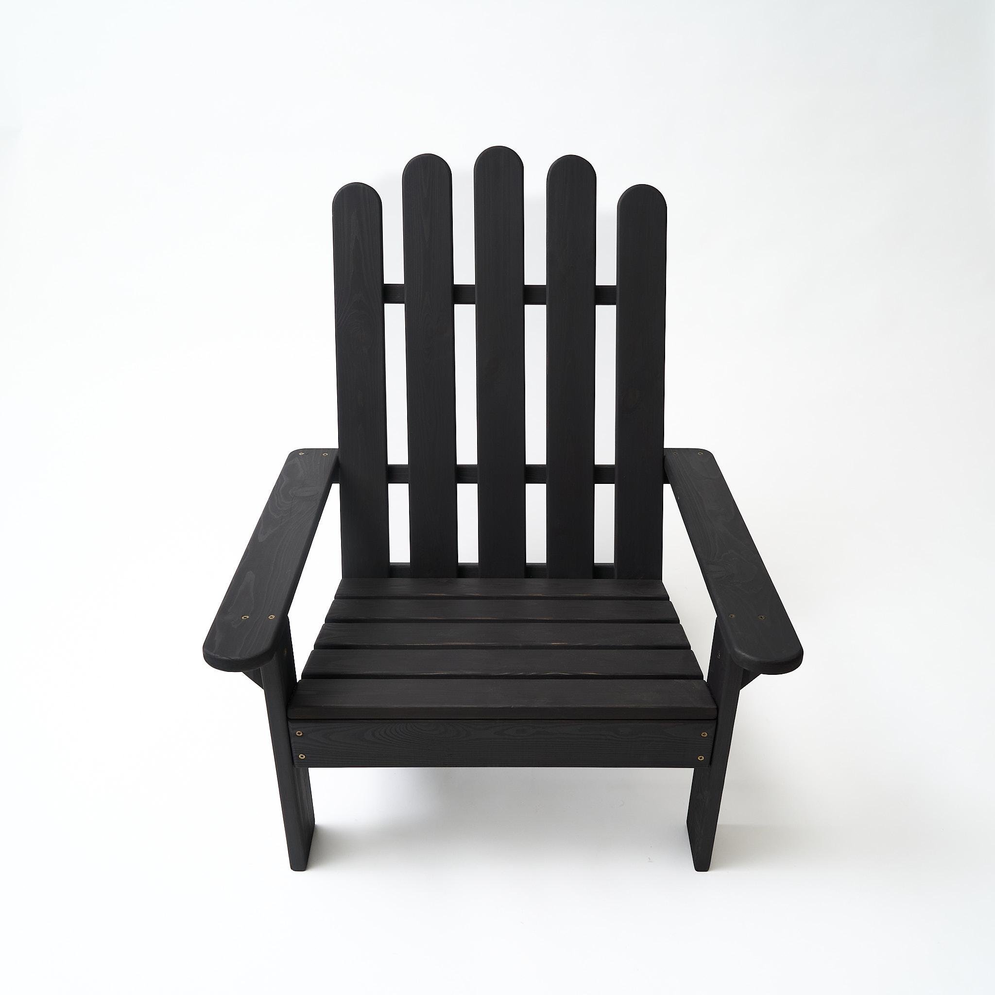 Кресло шезлонг деревянный складной для дома дачи сада веранды из сосны Черный Кресло шезлонг деревянный складной для дома дачи сада веранды из сосны Черный
