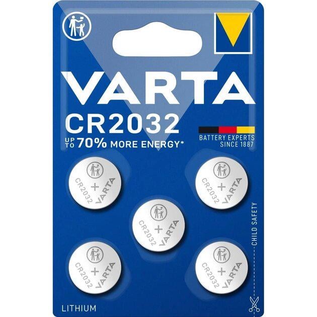 Батарейка Varta CR2032 3B Lithium 5 шт.