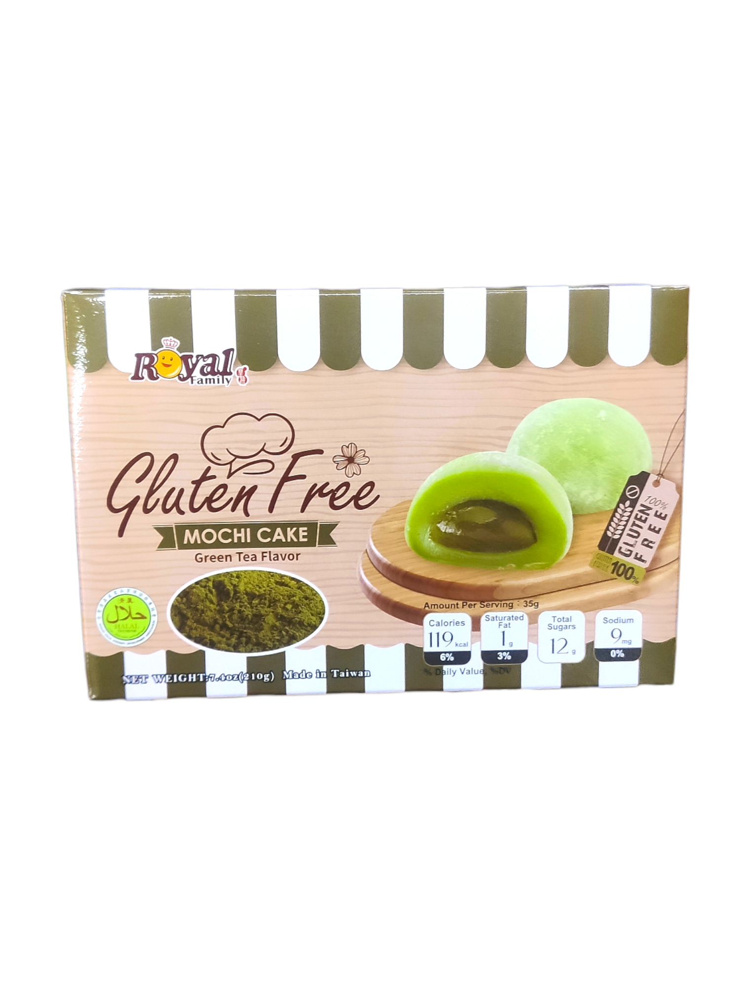 Тістечка Моті Мочі Royal Family зелений чай 210 г (0008)