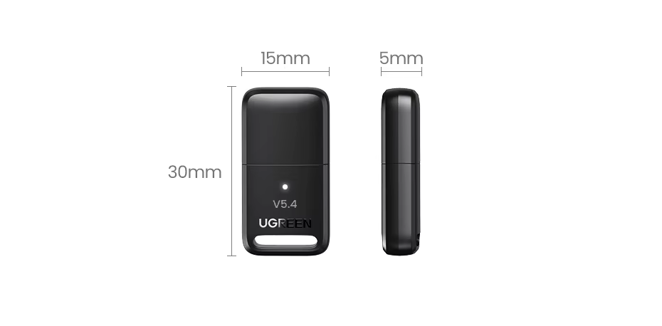 Адаптер для ПК UGREEN CM748 Bluetooth 5.4 (2000135) - фото 9 Адаптер для ПК UGREEN CM748 Bluetooth 5.4 (2000135) - фото 9