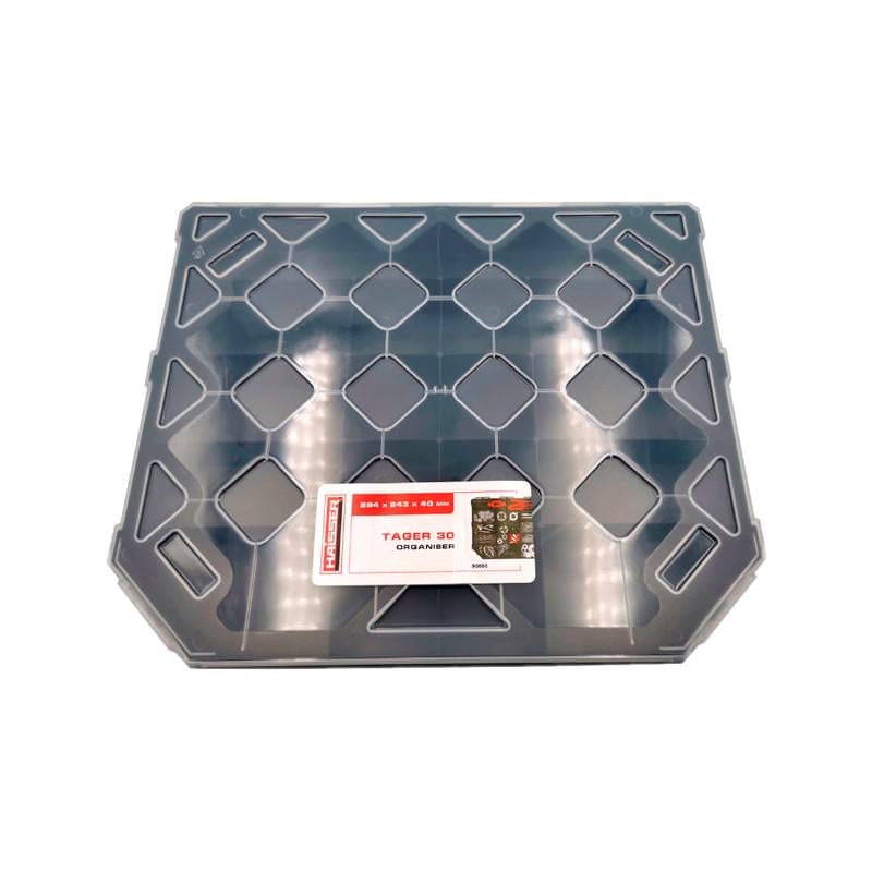 Органайзер пластиковий HAISSER Tager 30 284х243х40 мм з фіксованими секціями (90080)