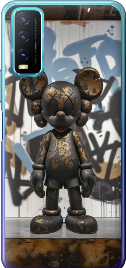 Чехол на Vivo Y20 Bronze kaws v2 (6098u-2078-42517)