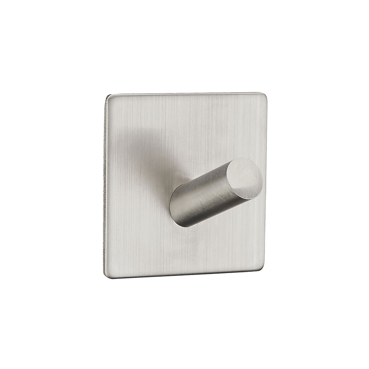 Гачок меблевий одинарний клейкий HS-503S SS