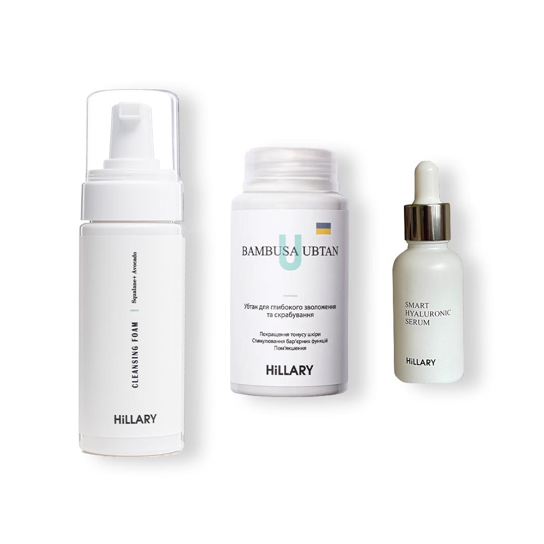 Набор для сухого типа лица Hillary Мягкая очистка и увлажнение (K-11-297)