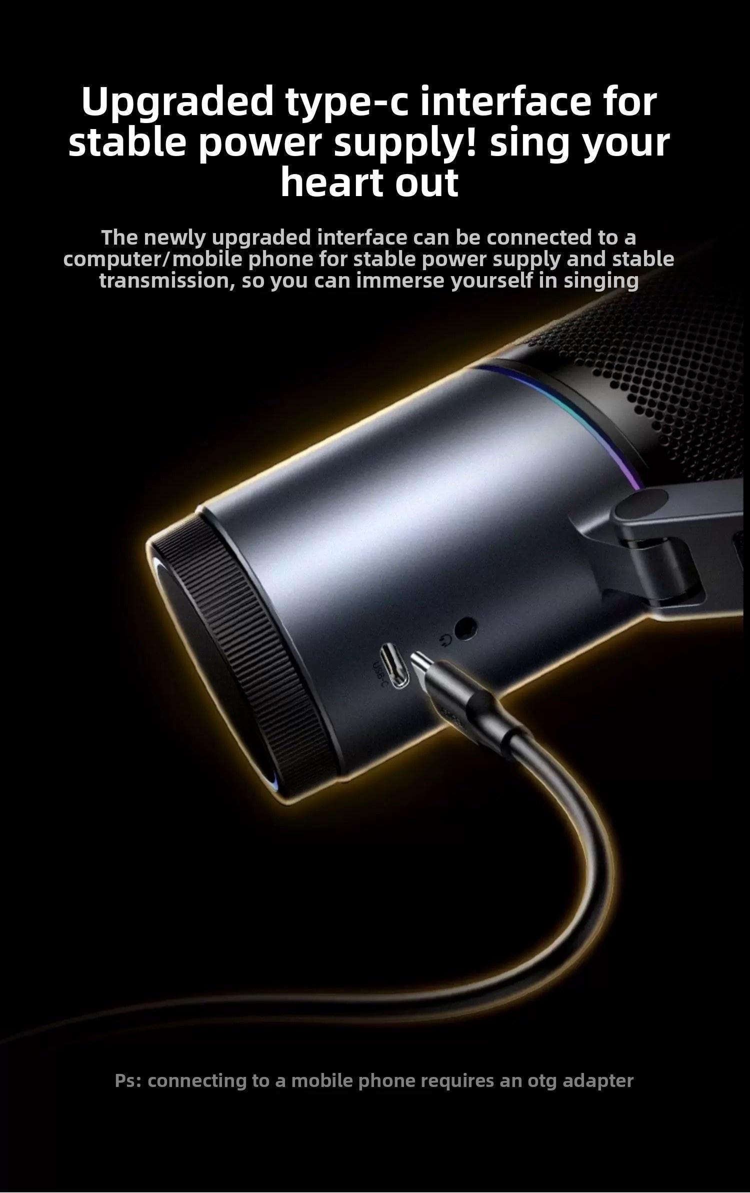 Мікрофон настільний Ugreen 96кГц/24біт 3.5 мм (55729) - фото 7 Мікрофон настільний Ugreen 96кГц/24біт 3.5 мм (55729) - фото 7