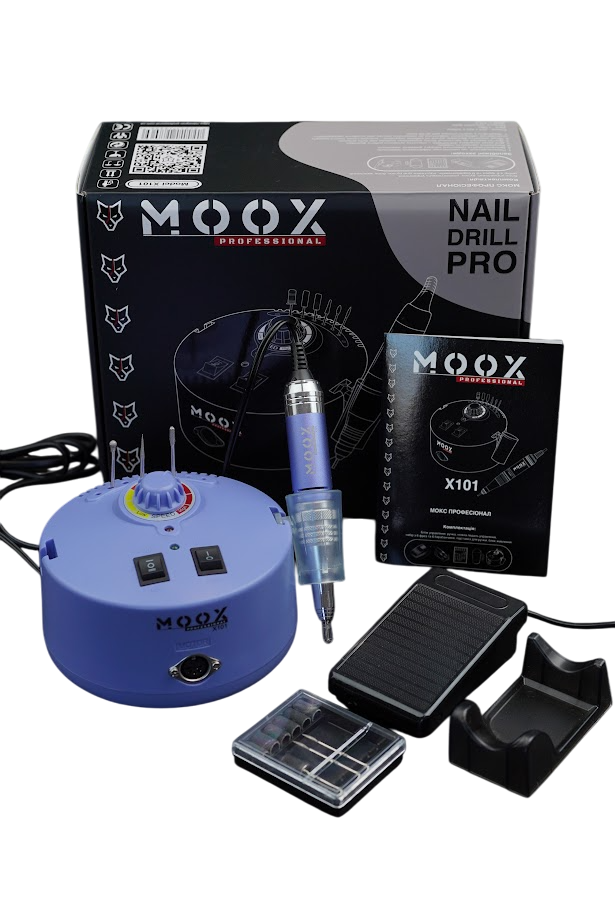 Фрезер профессиональный Мокс X101 70 Вт 50000 об/мин для маникюра и педикюра Фиолетовый Фрезер профессиональный Мокс X101 70 Вт 50000 об/мин для маникюра и педикюра Фиолетовый