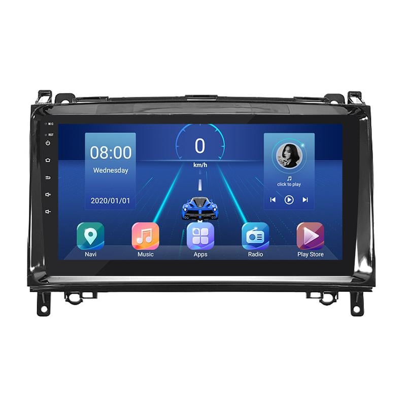 Автомагнітола штатна Lesko 4G/GPS/Wi-Fi для Mercedes-Benz B-Клас I W245 2005-2009 2/32Gb 9" (1577108825)