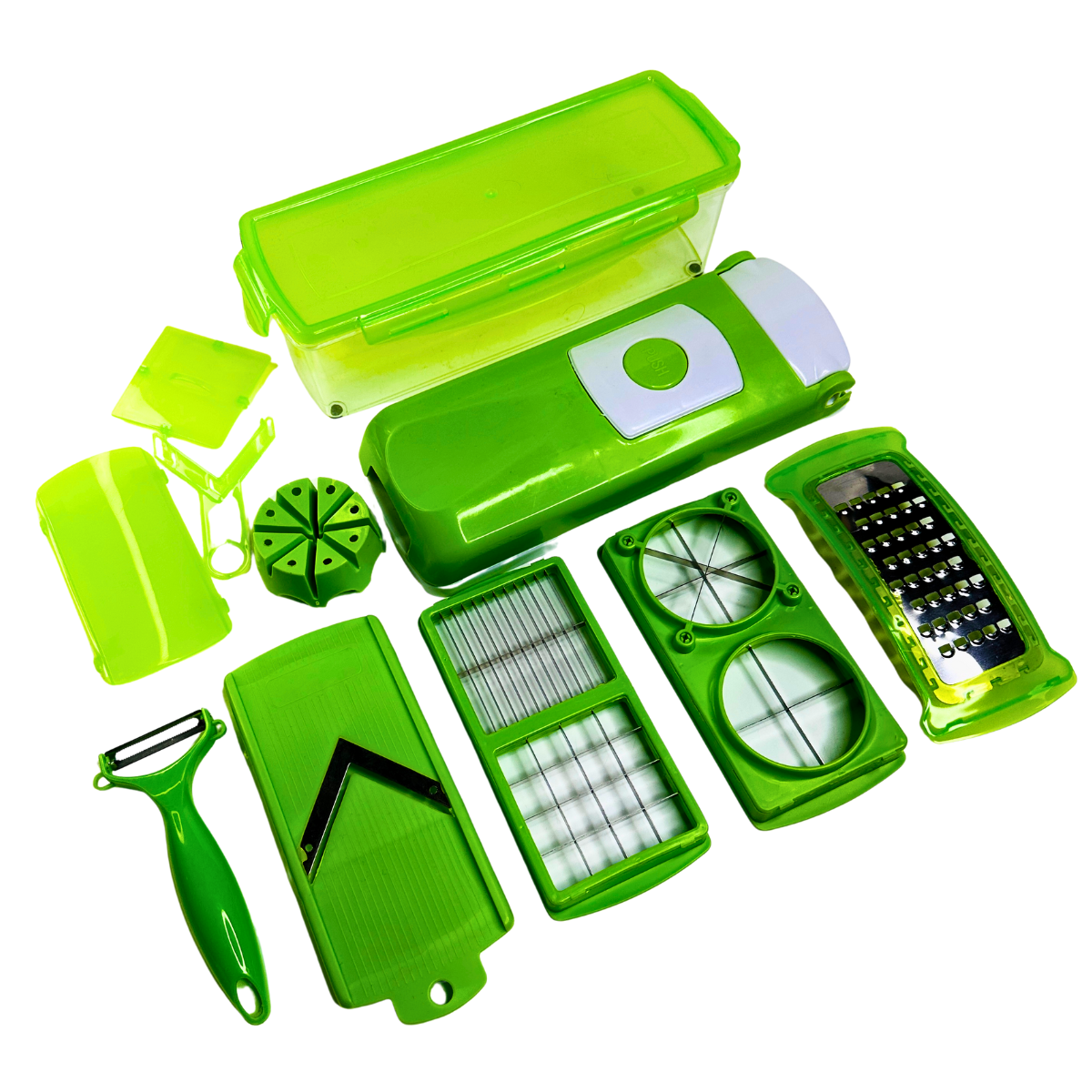 Овощерезка Nicer Dicer из нержавеющей стали Зеленый (GF-234)
