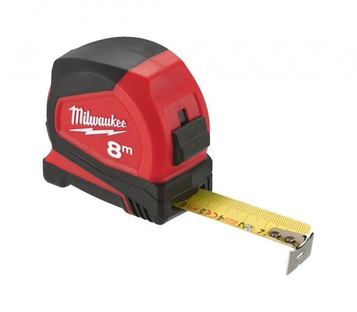 Рулетка Milwaukee Pro Compact 8 м 25 мм (4932459594)