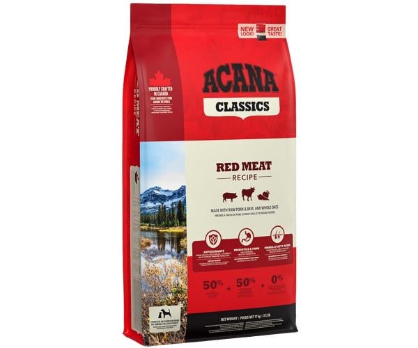 Корм сухой Acana Red Meat Recipе для собак всех пород 17 кг - фото 1