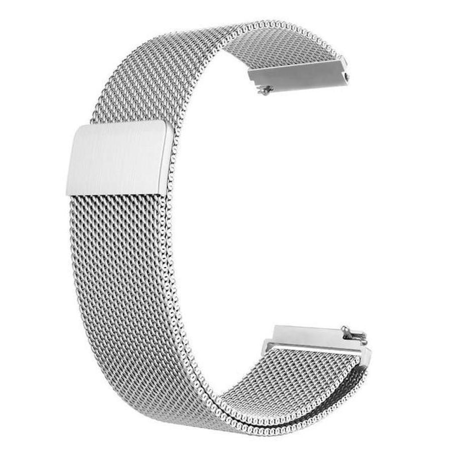 Ремінець для годинника міланська петля 20 мм Срібний (104252) - фото 1