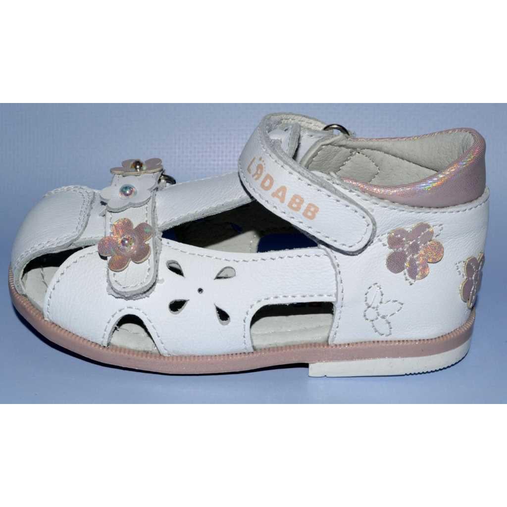 Босоножки для девочки Ladabb 109-437-05 р. 23 14,8 см Белый