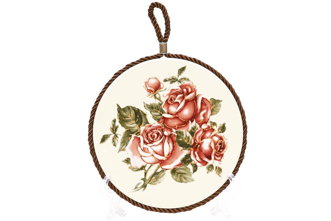 Подставка под горячее BonaDi 16 см Корейская роза (DR015785) - фото 1 Подставка под горячее BonaDi 16 см Корейская роза (DR015785) - фото 1