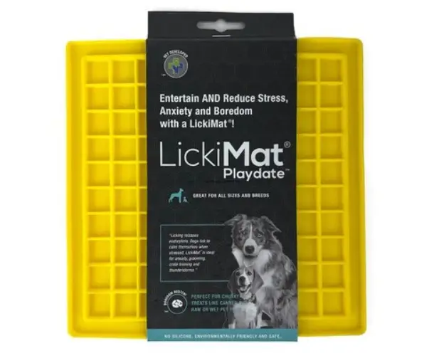 Килимок для ласощів LickiMat Playdate Жовтий