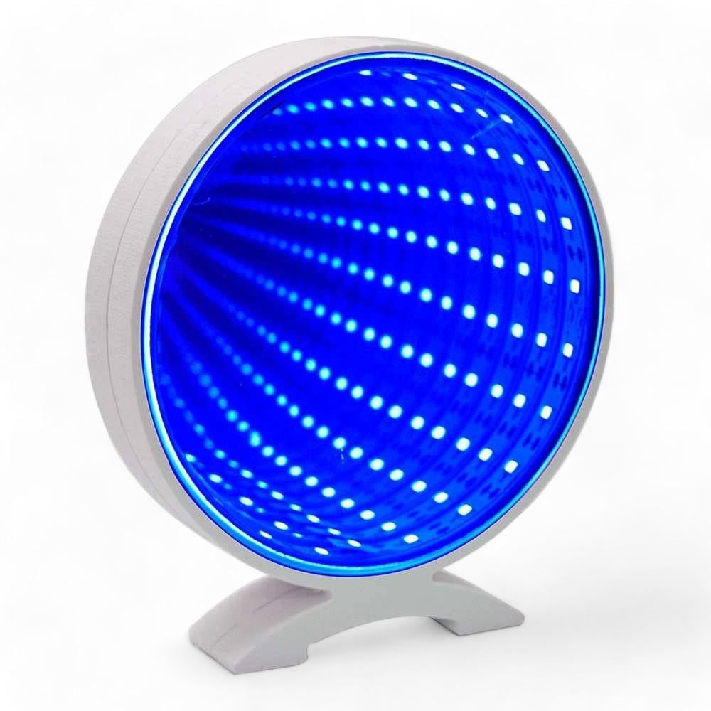 Ночник Бесконечность светодиодный настольный настольный в комнату круглая 3x18x20 см Ночник Бесконечность светодиодный настольный настольный в комнату круглая 3x18x20 см