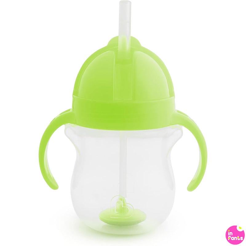 Поїльник з трубочкою Munchkin Any Angle 210 мл Салатовий (00480) - фото 7 Поїльник з трубочкою Munchkin Any Angle 210 мл Салатовий (00480) - фото 7