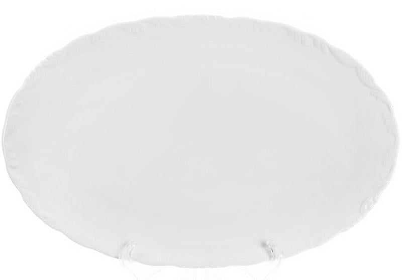 Блюдо фарфоровое White Prince овальное 35,5х23 см Белый (BD-558-502)