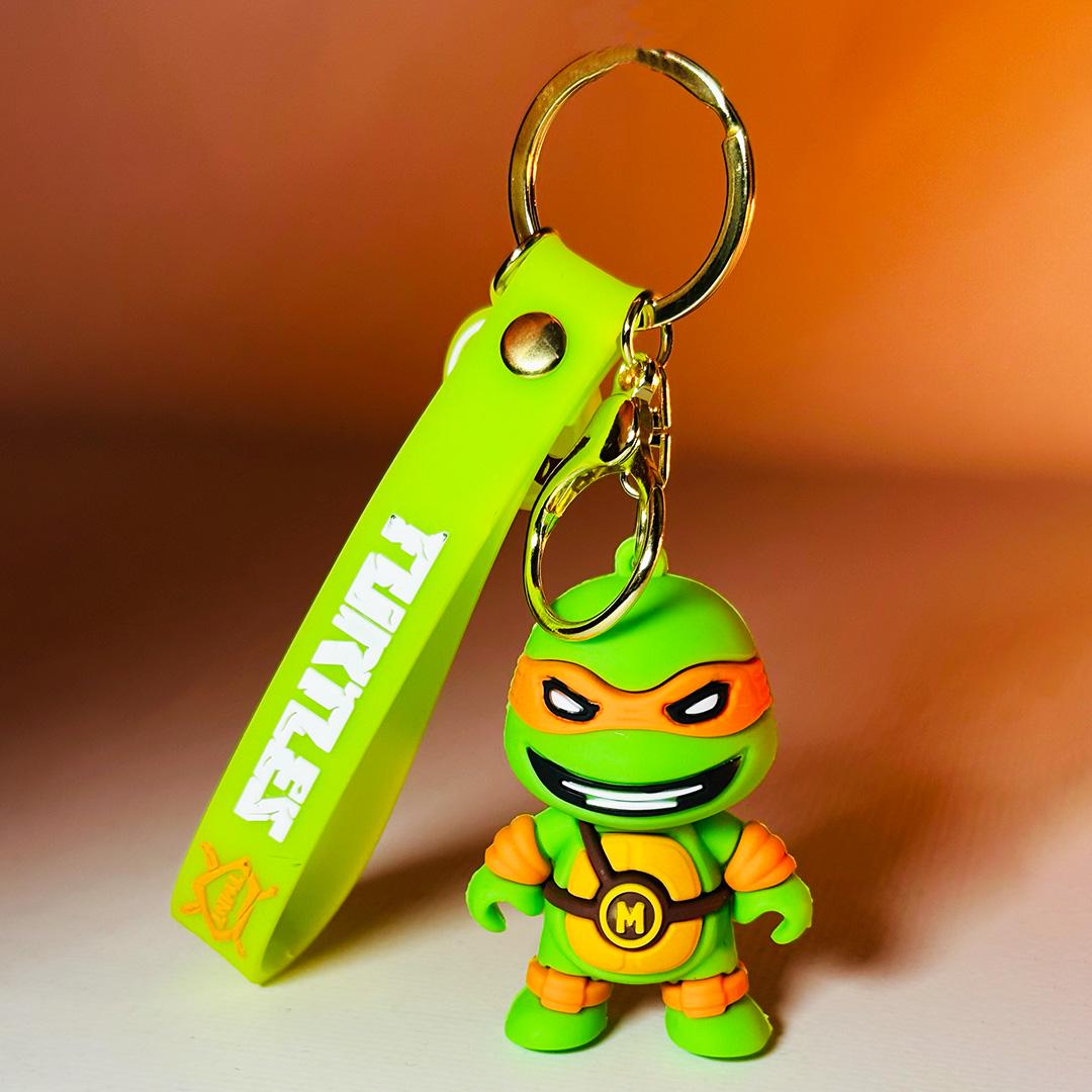 Брелок силиконовый Ninja Turtles Michelangelo (00000002285)
