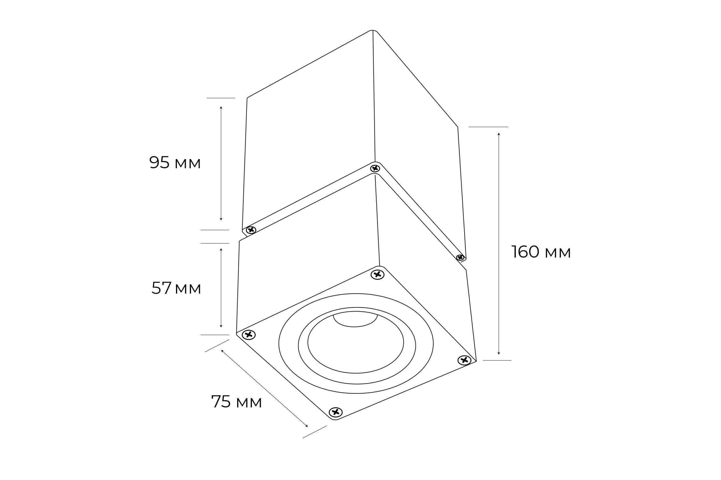 Точечный светильник MJ-Light SLC7530-12W BK 3000K (MJ00350) - фото 3 Точечный светильник MJ-Light SLC7530-12W BK 3000K (MJ00350) - фото 3