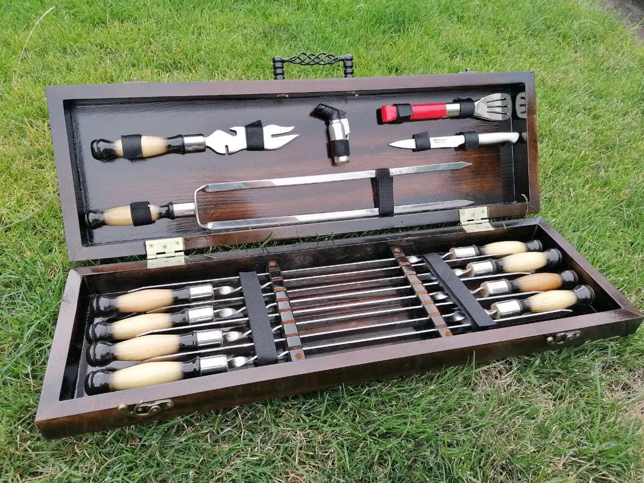 Набор шампуров Форест-8 elite в кейсе (10644965) - фото 2 Набор шампуров Форест-8 elite в кейсе (10644965) - фото 2