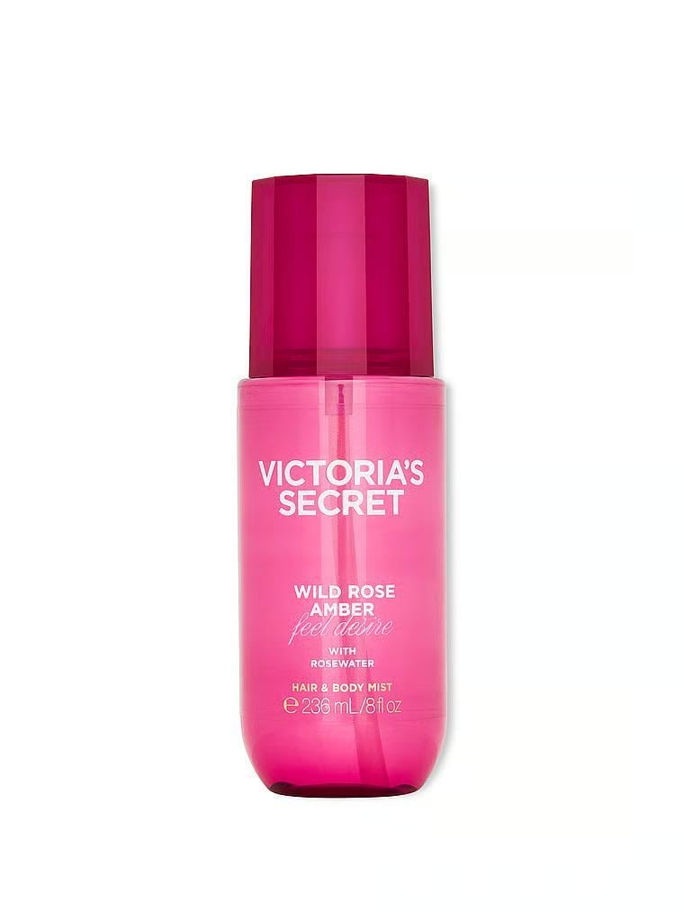 Спрей для тіла Victoria's Secret Wild Rose Amber Hair & Body Mist 236 мл (26970168)