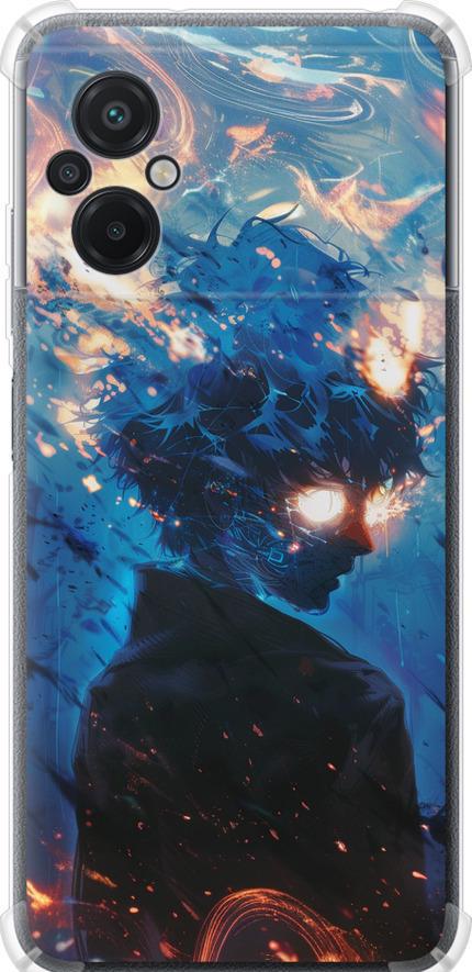 Чехол на Xiaomi Poco M5 Сатору Годжо (6129sp-2767-42517) Чехол на Xiaomi Poco M5 Сатору Годжо (6129sp-2767-42517)