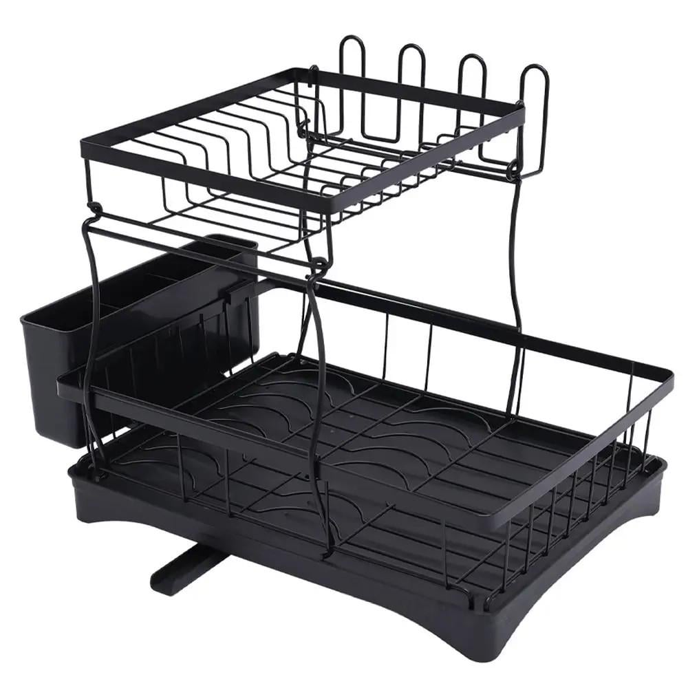 Сушилка для посуды EB-17981 двухъярусная 36x29x25 см (27923751) Сушилка для посуды EB-17981 двухъярусная 36x29x25 см (27923751)