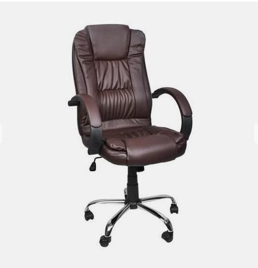 Офисное кресло экокожа Malatec 8985 Коричневый (12231565)