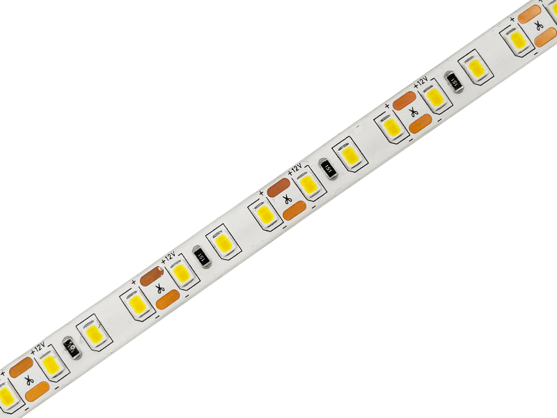 Світлодіодна стрічка SMD3528 120 LED 12 В 9,6 Вт/м IP65 2700-3500К 1 м Теплий білий (8074) - фото 4