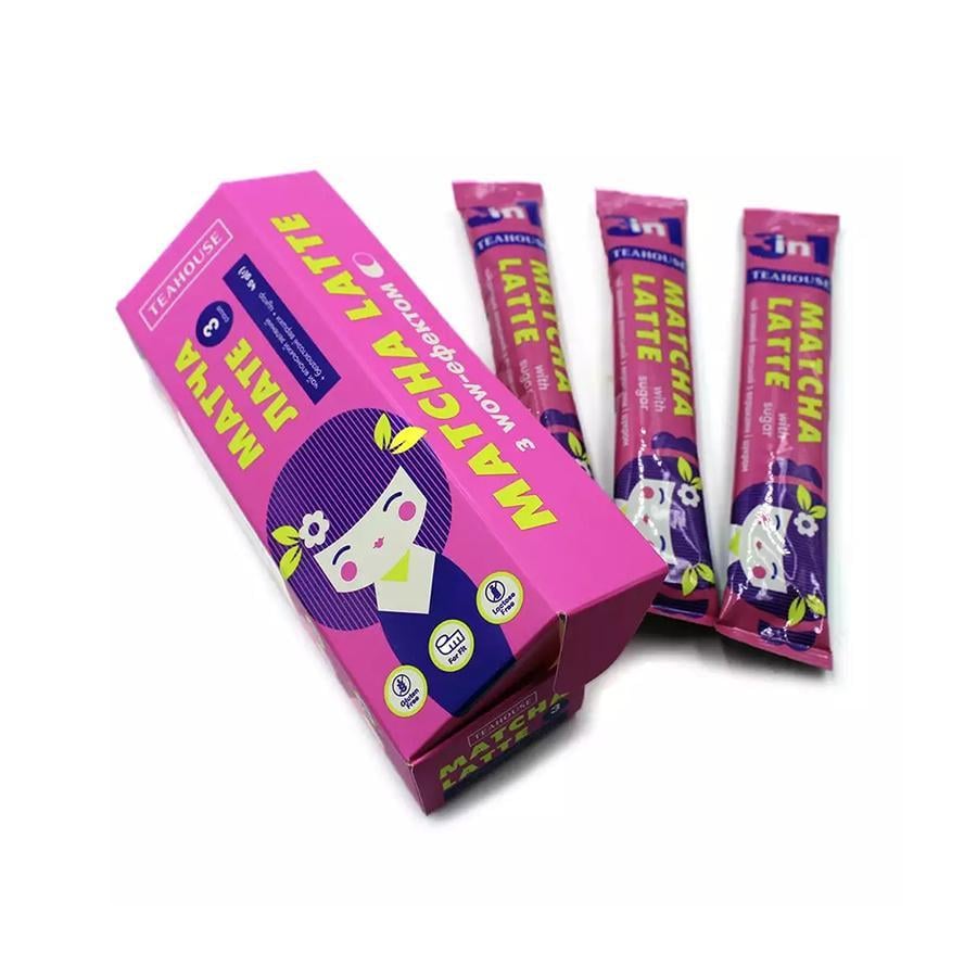 Чай Teahouse Матча латте с сахаром 3в1 3 стика по 15 г