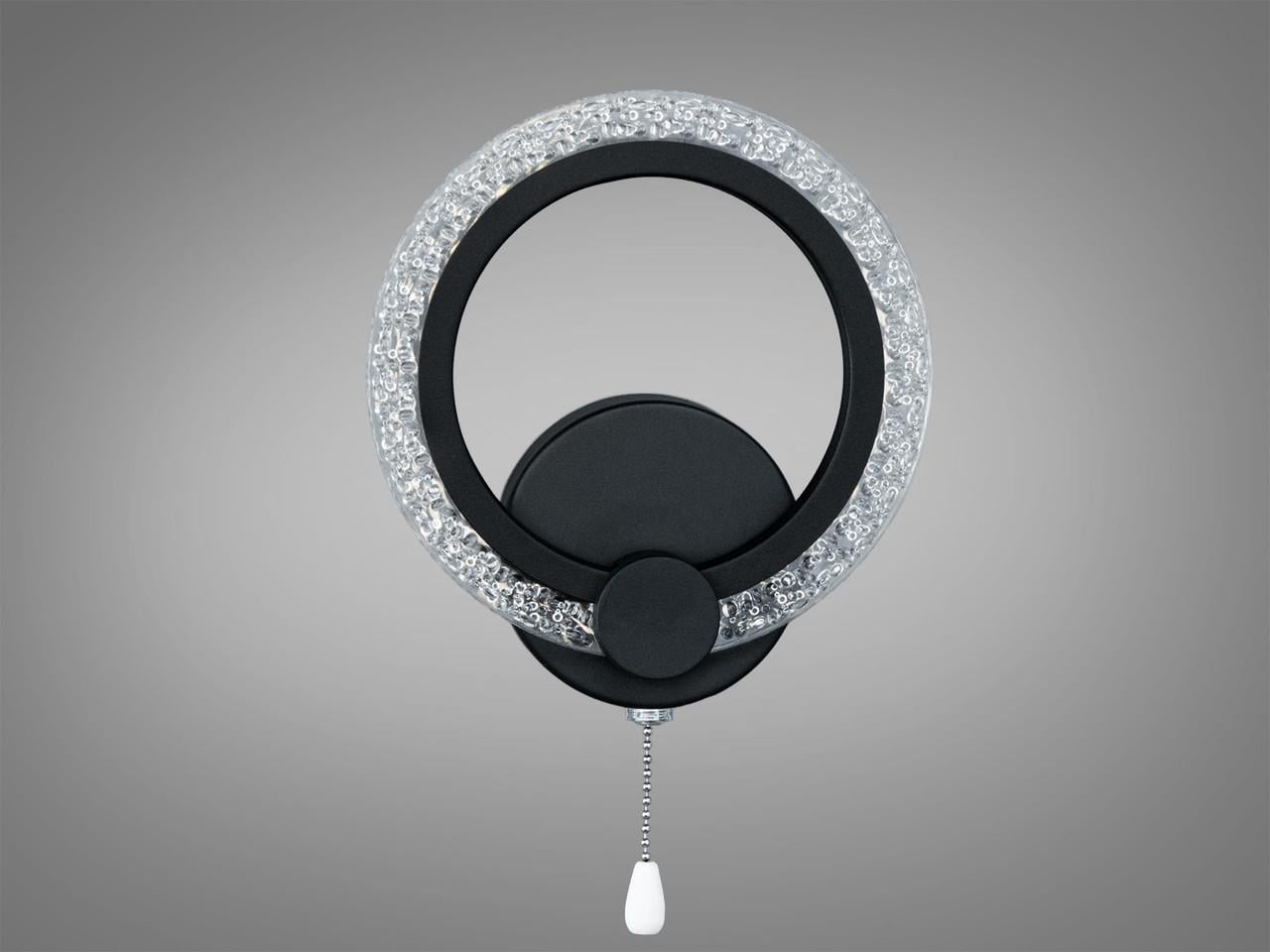 Бра для спальни A8180/1BK 12W с тремя режимами Черный (2989125368)