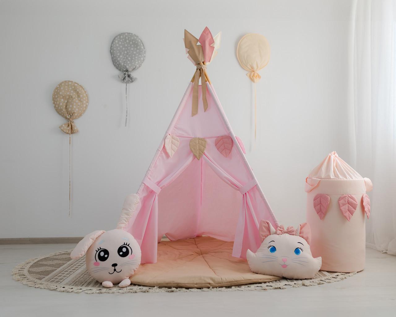 Вігвам для дітей Пухнасті друзі з матрацом 150 см - фото 3 Вігвам для дітей Пухнасті друзі з матрацом 150 см - фото 3